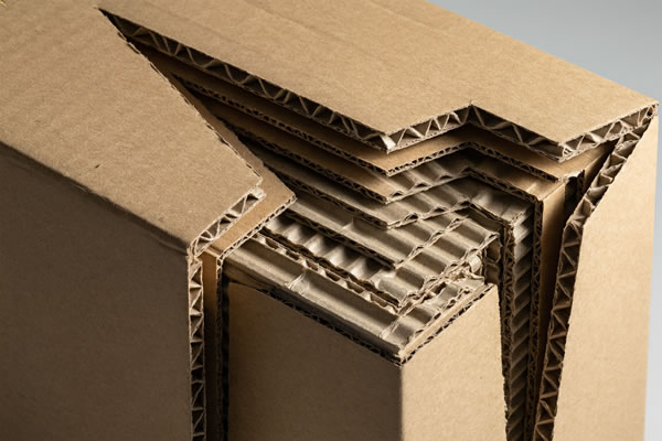 Corrugated cardboard cutting machine for box making