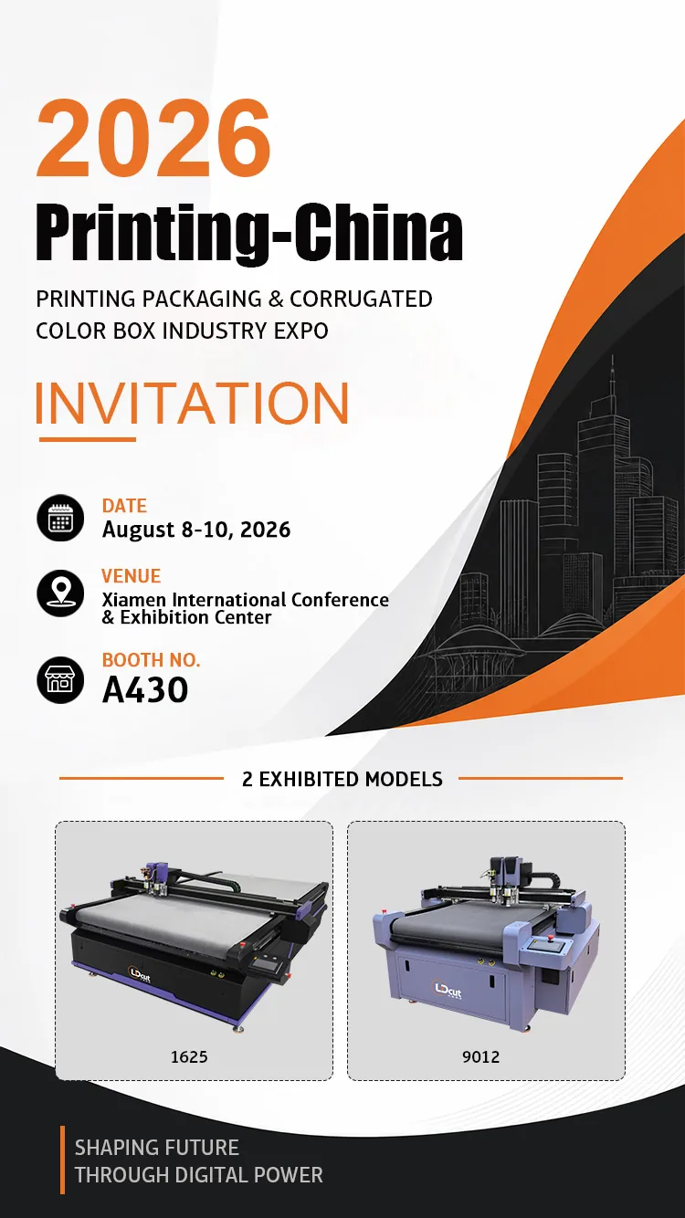 LDcut at CXPE 2026 Xiamen - The 4th CXPE Xiamen Printing, Packaging, Corrugated & Folding Carton Industry Expo, Aug 8-10, Booth A430